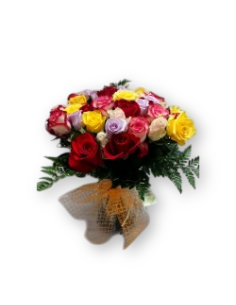 Comprar 50 Rosas multicolor online Barcelona | Flors Joan