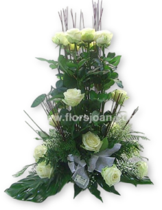 Comprar Centro de Rosas de Colores online Barcelona | Flors Joan