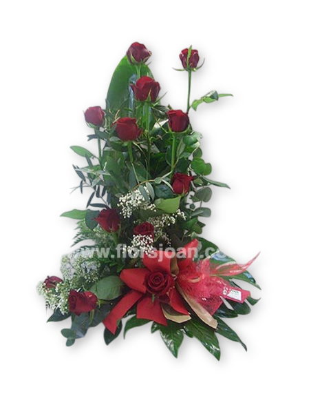 Comprar Centro de Rosas Rojas online Barcelona | Flors Joan