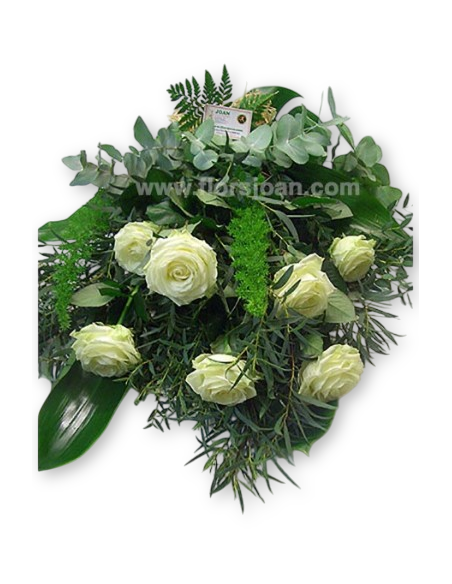 Comprar RAMO DE ROSAS FUNERAL online Barcelona | Flors Joan