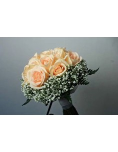 RAMO DE NOVIA ROSAS SALMON