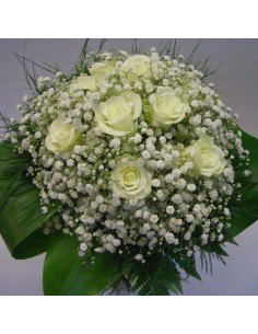 RAMO DE NOVIA ROSAS BLANCAS
