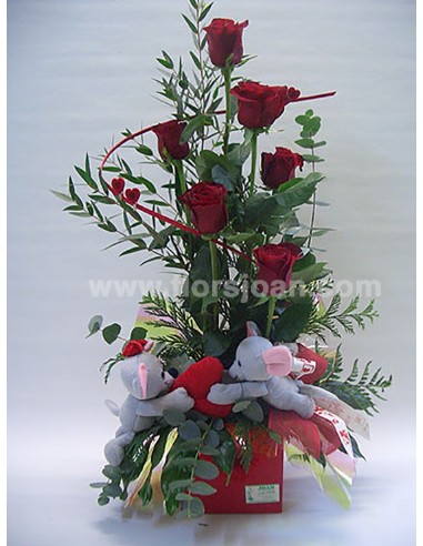 CENTRO DE ROSAS Nº3 SAN VALENTÍN