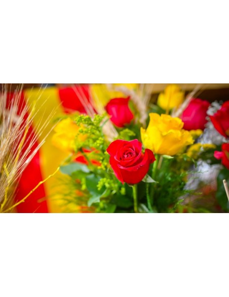 Comprar 50 ROSAS SANT JORDI EN CAJA online Barcelona | Flors Joan
